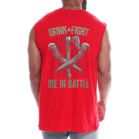 Die In Battle Back fashion Sleeveless