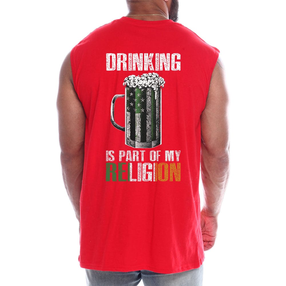 Drinking Is Part Of My Religion Back fashion Sleeveless