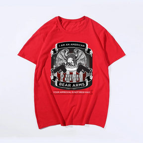 Right To Bear Arms T-shirt for Men, Oversize Plus Size Man Clothing - Big Tall Men Must Have