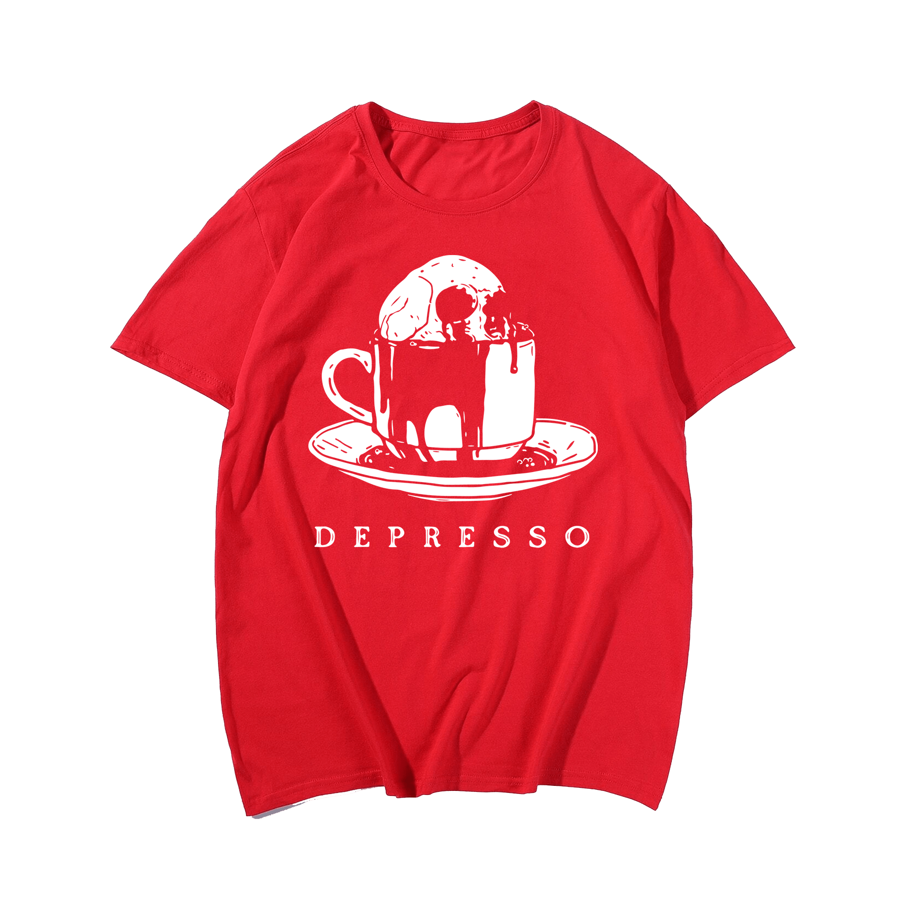 Derpresso, Creative Men Plus Size Oversize T-shirt for Big & Tall Man