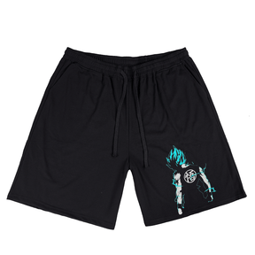 Shadow Design Cartoon Print T-Shirt & Shorts