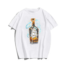 Boat In Bottle, Creative Men T-shirt Oversize Plus Size Man Tee - Big Tall Men Must Have