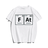 F At T-shirt for Men, Oversize Plus Size Man Clothing - Big Tall Men Must Have