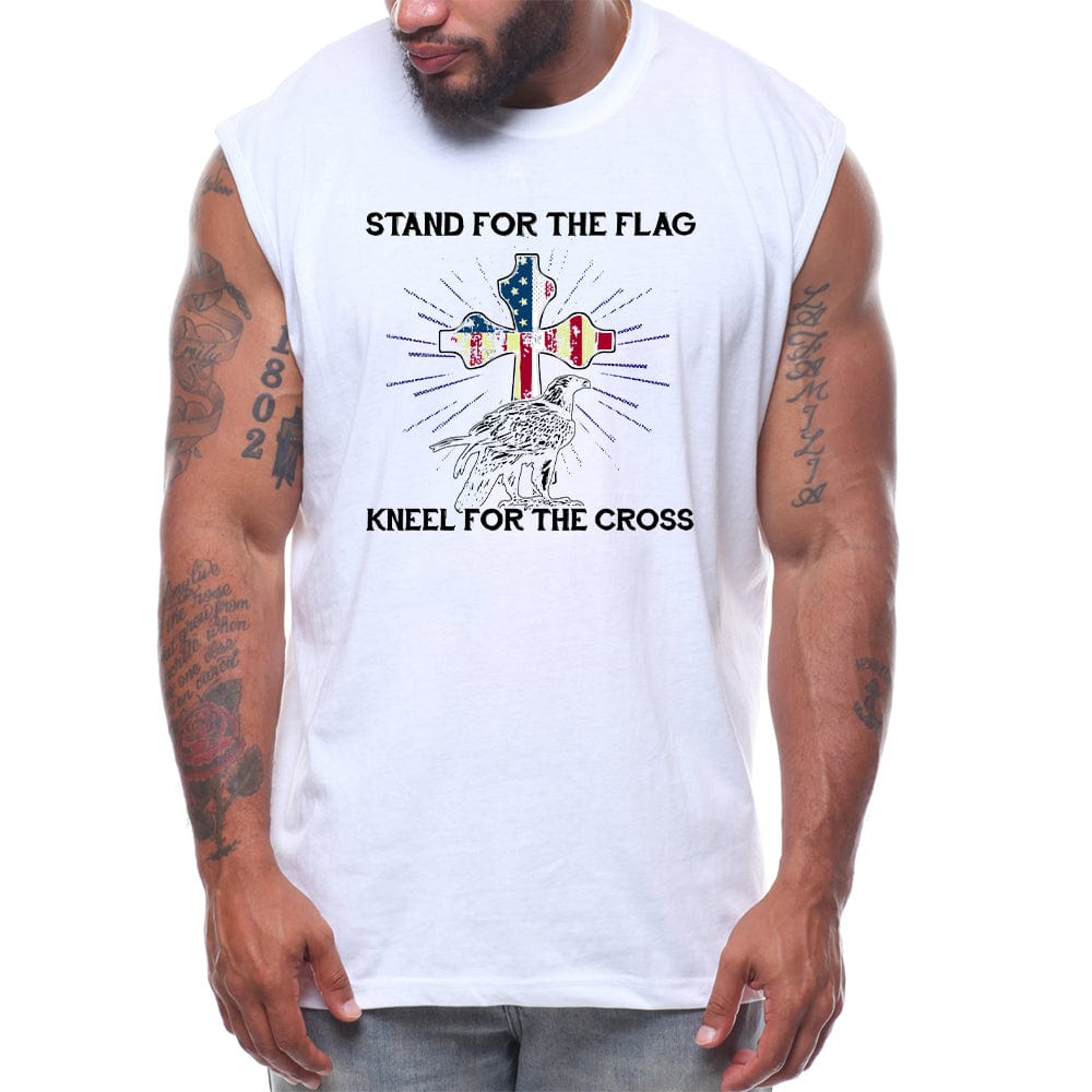 Stand For The Flag Kneel For The Cross Eagle