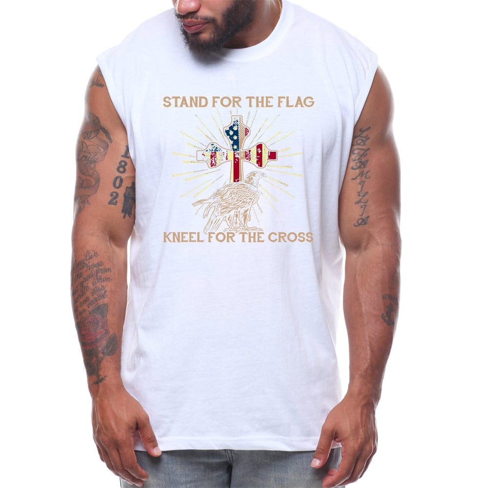 Stand For The Flag Kneel For The Cross Eagle