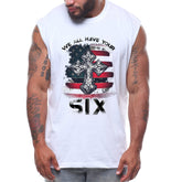 We All Have Your Six Cross Mens Sleeveless Tee