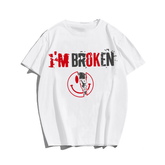 I'm Broken Skull Plus Size T-Shirts