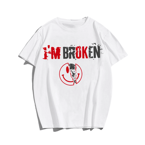 I'm Broken Skull Plus Size T-Shirts