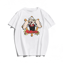 Popeye #2, Money Is Everything, Creative Men Plus Size Oversize T-shirt, True to Size