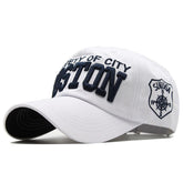 Boston three-dimensional embroidery baseball cap