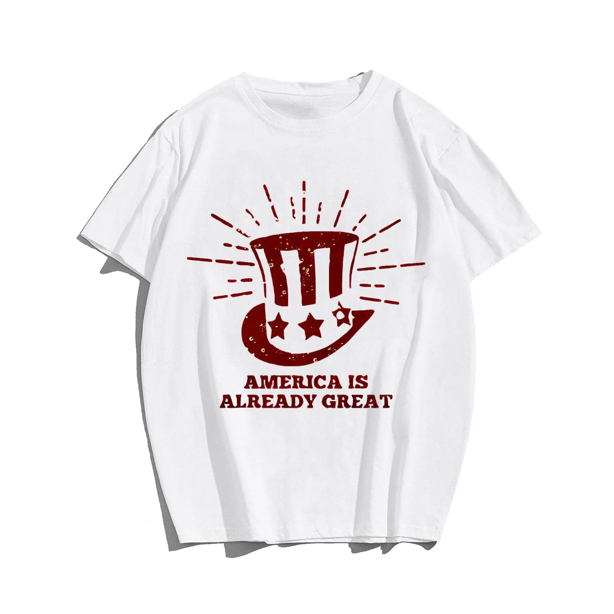 America is always great Men T-shirt, Oversize Plus Size Man Clothing for Big & Tall