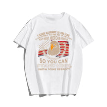 Died Protecting This Flag Men T-shirt, Oversize Plus Size Man Clothing for Big & Tall