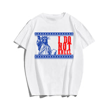 I DON'T KNEEL #2 Men T-shirt, Oversize Plus Size Man Clothing for Big & Tall