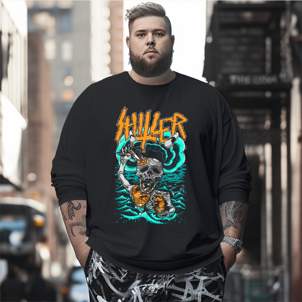 Shitler Plus Size Long Sleeve T-Shirt