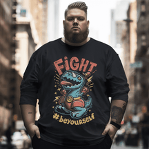 Fight Plus Size Long Sleeve T-Shirt