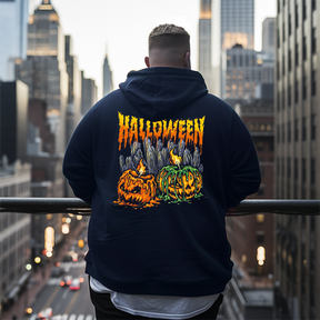 Halloween horror nights Men's Plus Size Hoodie