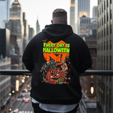 Every Day Is Halloween Men's Plus Size Hoodie