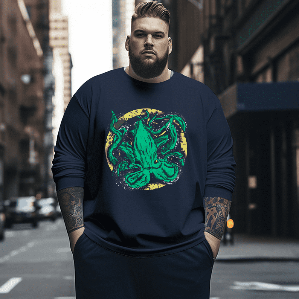 THE SEA IS OURS Plus Size Long Sleeve T-Shirt