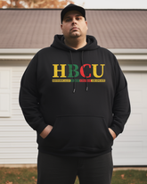 Men's University design printed Plus Size Hoodie