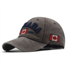 Vintage Canadian Maple Leaf Embroidered Baseball Cap