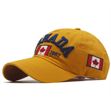 Vintage Canadian Maple Leaf Embroidered Baseball Cap